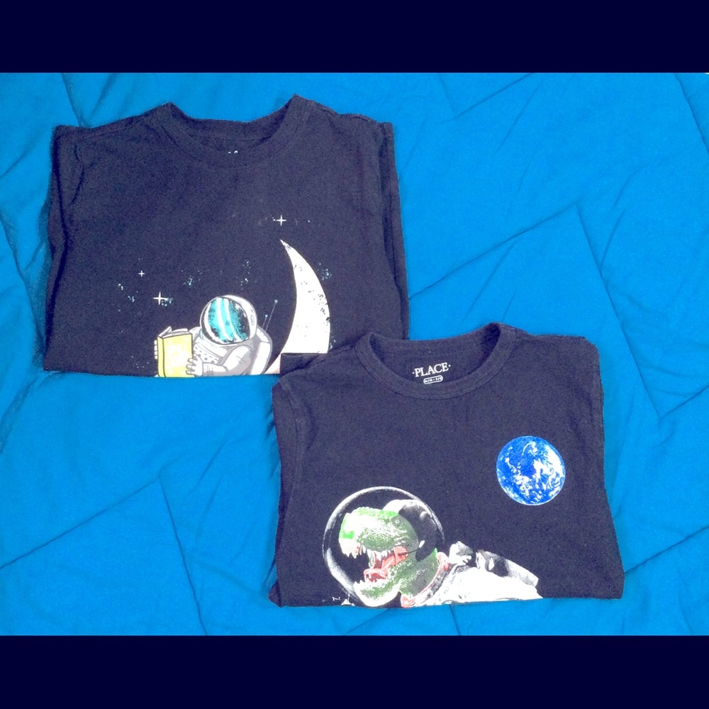 - - Cat n Jack boys youth t- shirt. Med 8/10.